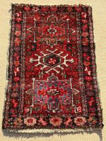 Kerajeh alter Teppich 84x58cm handgeknüpft sauber