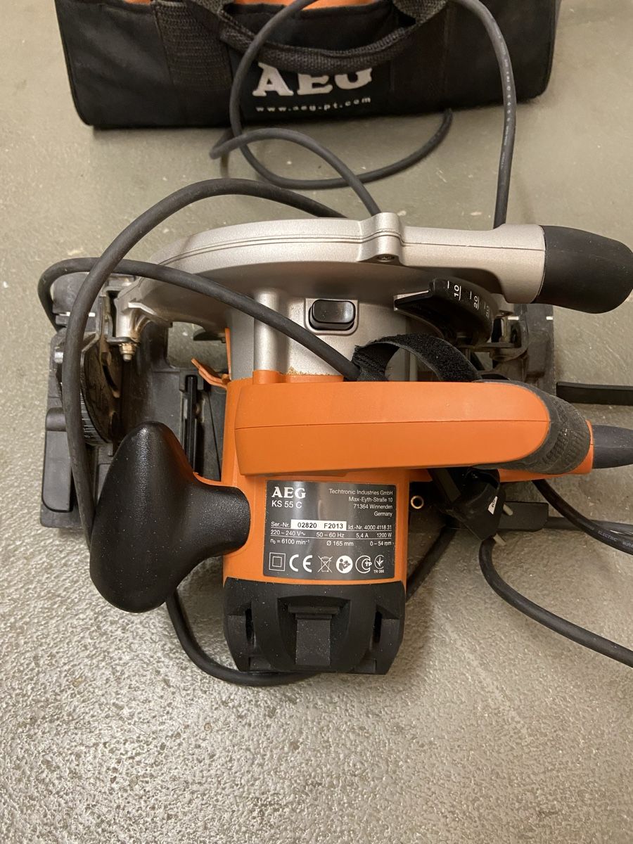 Alle Werkzeuge: KREISSÄGE AEG POWERTOOLS KS 55c mit Tasche – Gebraucht aus Pratteln von Arthband 1
