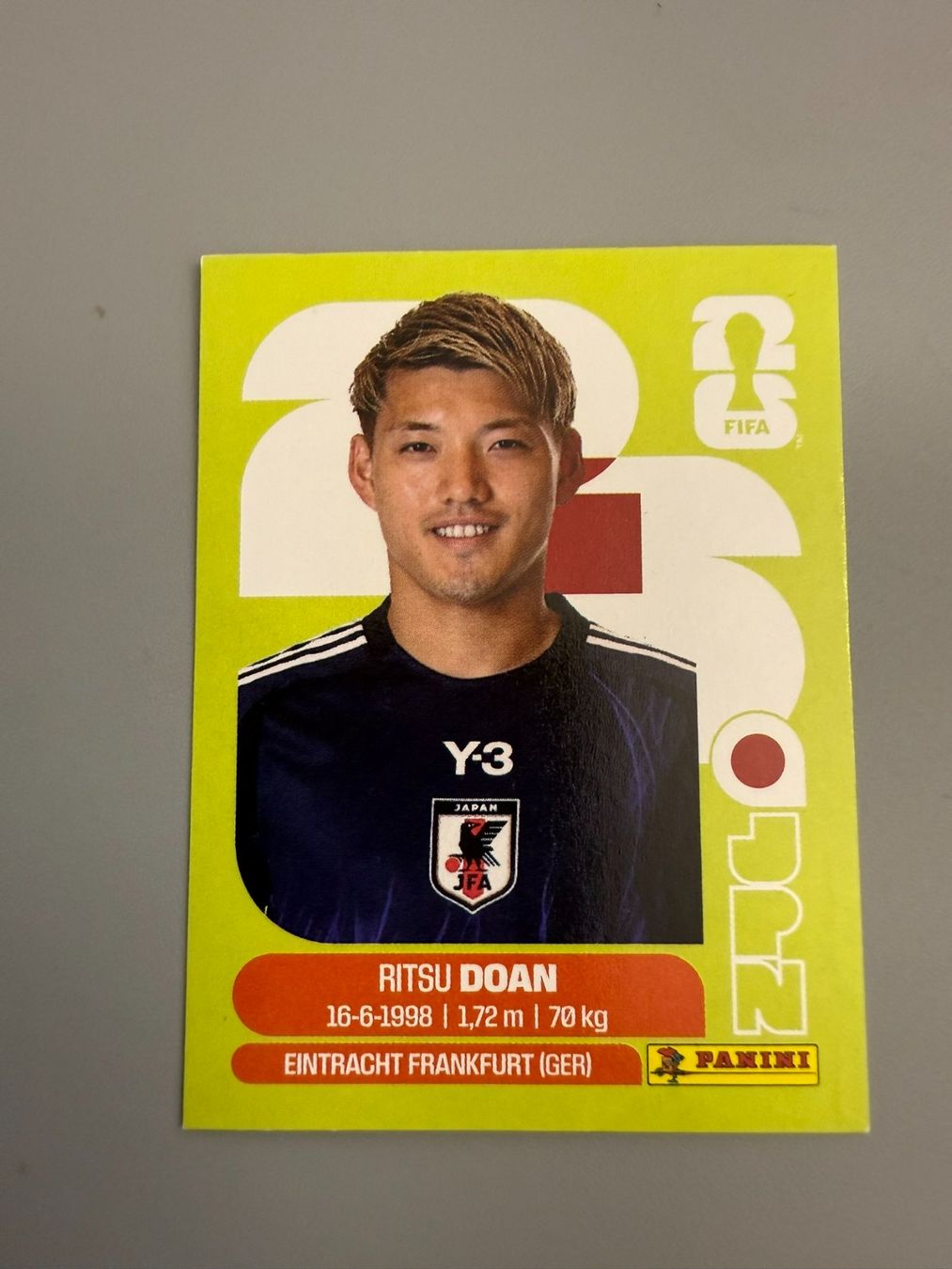 Panini Carte collezionabili: Panini Ritsu Doan JPN14 – Usato da Liebefeld venduto da Ronaldo-1996