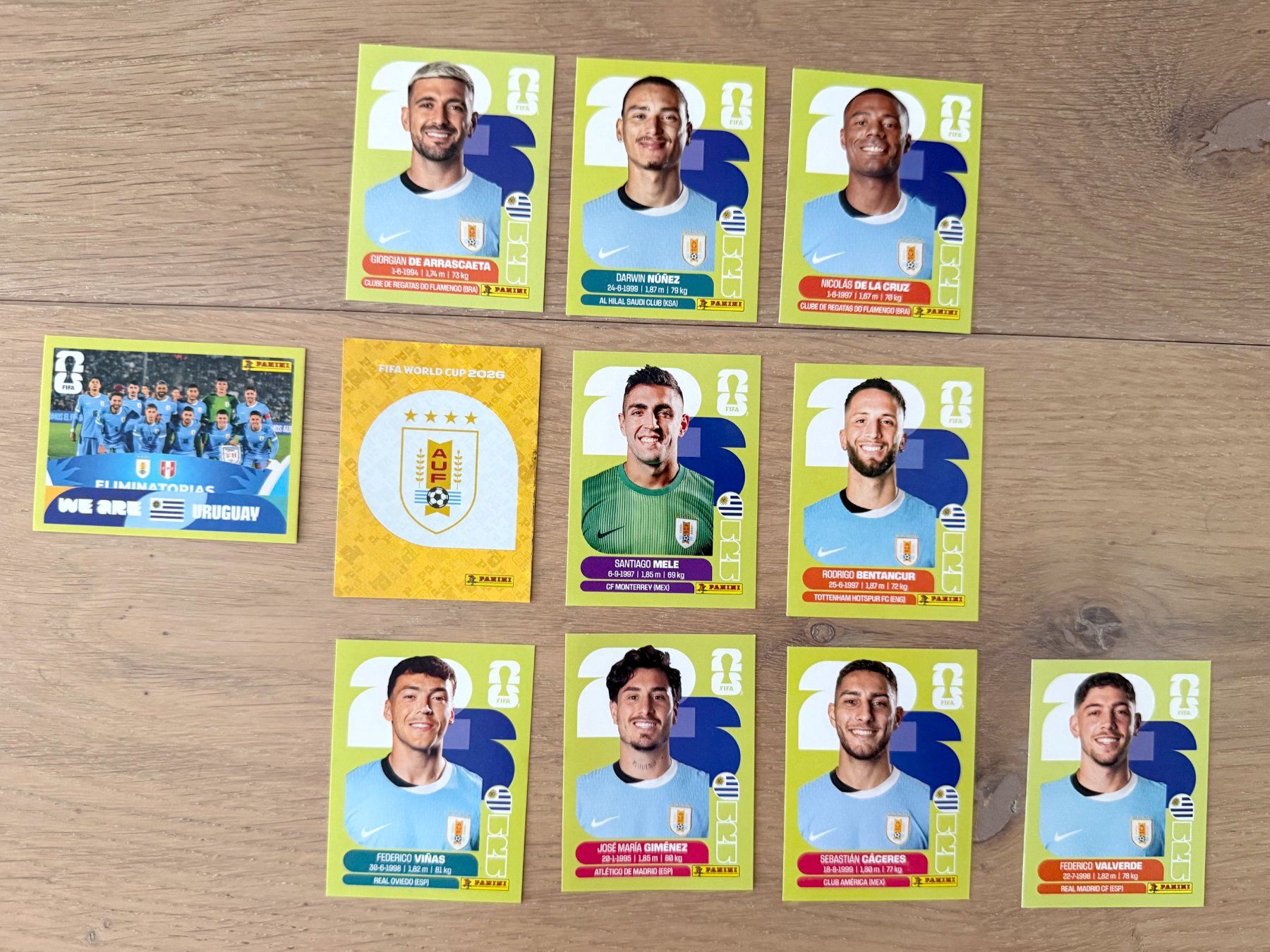 Panini Carte collezionabili: WM 2026 Sticker Panini Team Uruguay – Nuovo e nell'imballaggio originale da Schlieren venduto da freesoul