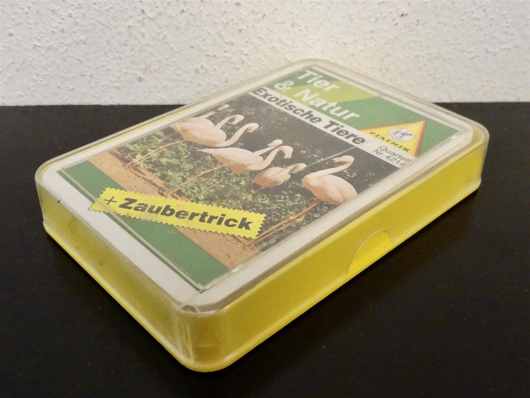 Giochi: Quartett TIER-QUARTETT EXOTISCHE TIERE – Usato da Kerzers venduto da wisaundso 1