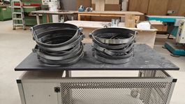 15 Stk. Rohrschellen für Absaug-/ oder Heizlufrohre 315mm