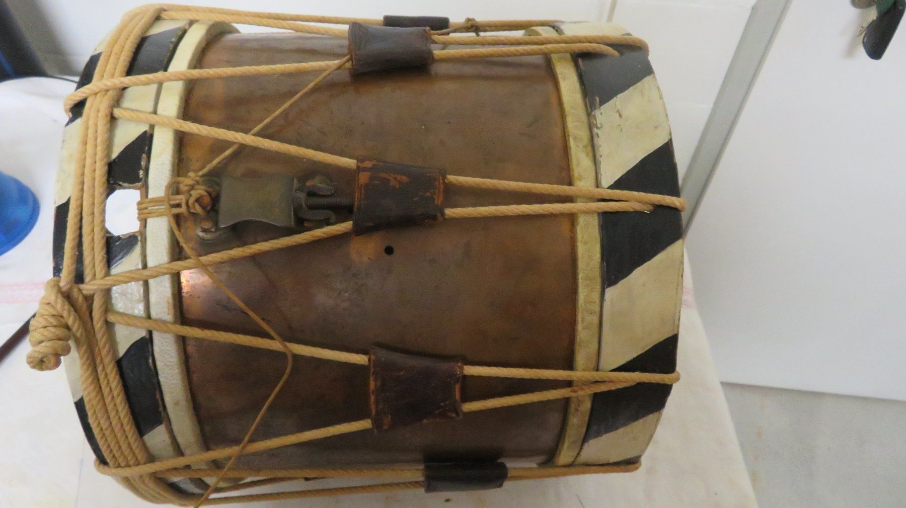 Strumenti musicali: Trommel gemarkt mit 1792 Korpus Kupfer – Usato da Wetzikon ZH venduto da morda1954 3