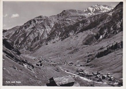 Cartoline postali: Vals und Valle (Grb.) 1961 – Usato da Schlieren venduto da Rapaelli
