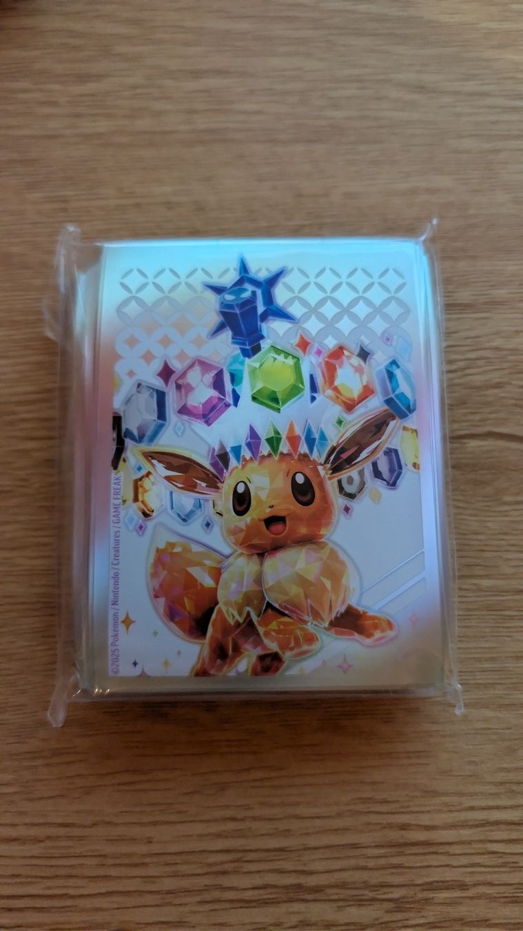 Pokémon Sammelbilder & Trading cards: 1x Prismatic Evolution Sleeves, Eevee Artwork – Neu (gemäss Beschreibung) aus Ascona von MitzMuseum