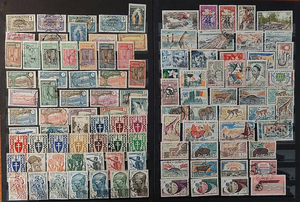Tutti i francobolli: Cameroun 440 timbres oblitérés – Usato da Saillon venduto da picav