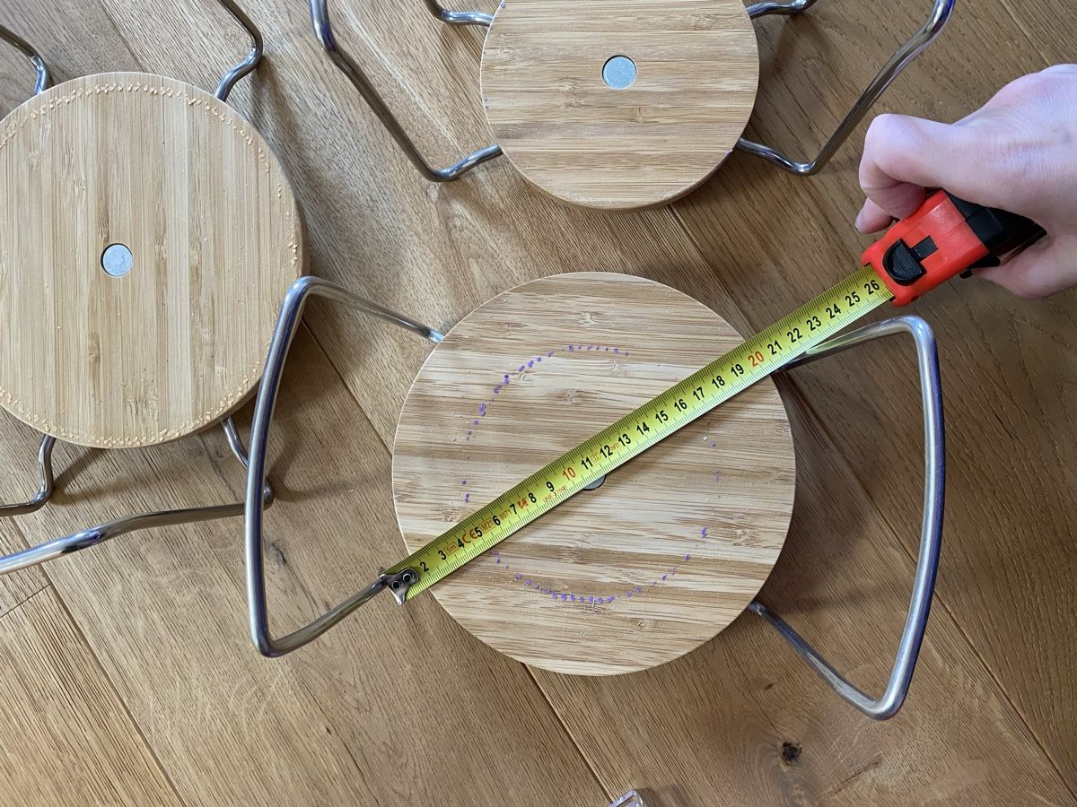 Ikea Wandhalterungen: 3er Set Tellerhalter aus Bambus und Metall – Gebraucht aus Wetzikon ZH von purple_44 1