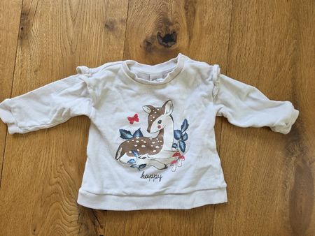Mädchen Pullover H&M Reh, Hirsch,  Gr. 68 