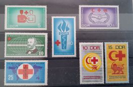 DDR - Rotes Kreuz, postfrisch div. Jahre / Serien