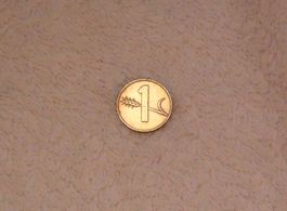 1 centime/Rappen 1985