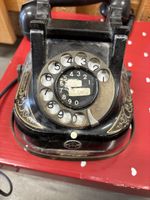 Altes RTT 56 Telefon 1950er mit Adapter funktioniert