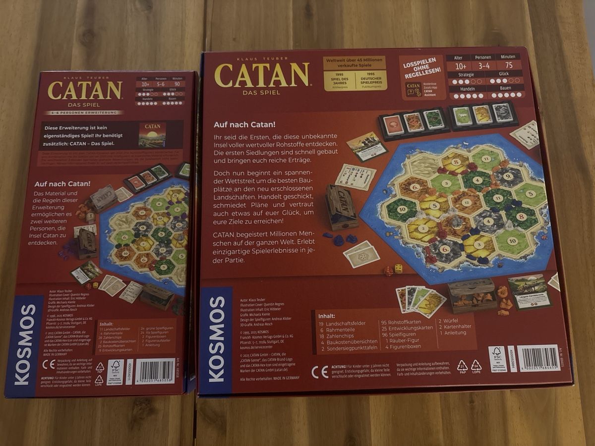 Kosmos Giochi: CATAN - Das Spiel + Erweiterung – Usato da Zollikon venduto da Cardoso72 1