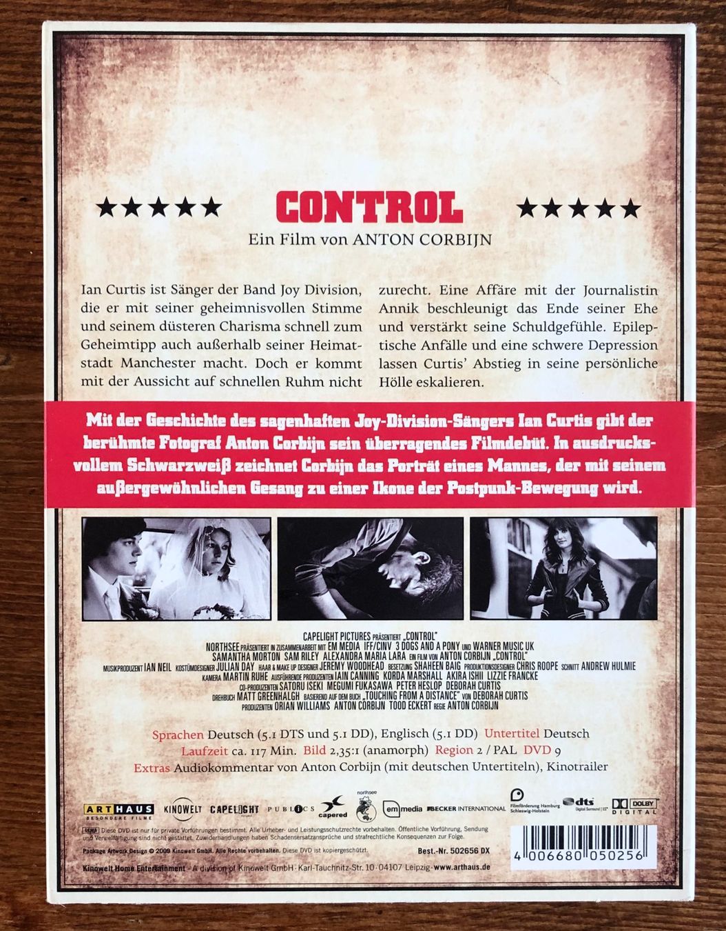 Tutti i DVDs: Control DVD - Anton Corbijn, Joy Division, Post-Punk – Usato da Luzern venduto da Schlafenicht00 1