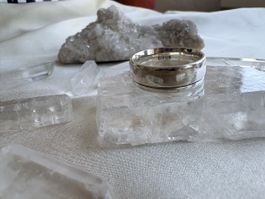 925 Sterling Silber Ring breit glänzend | Unisex | CCF925