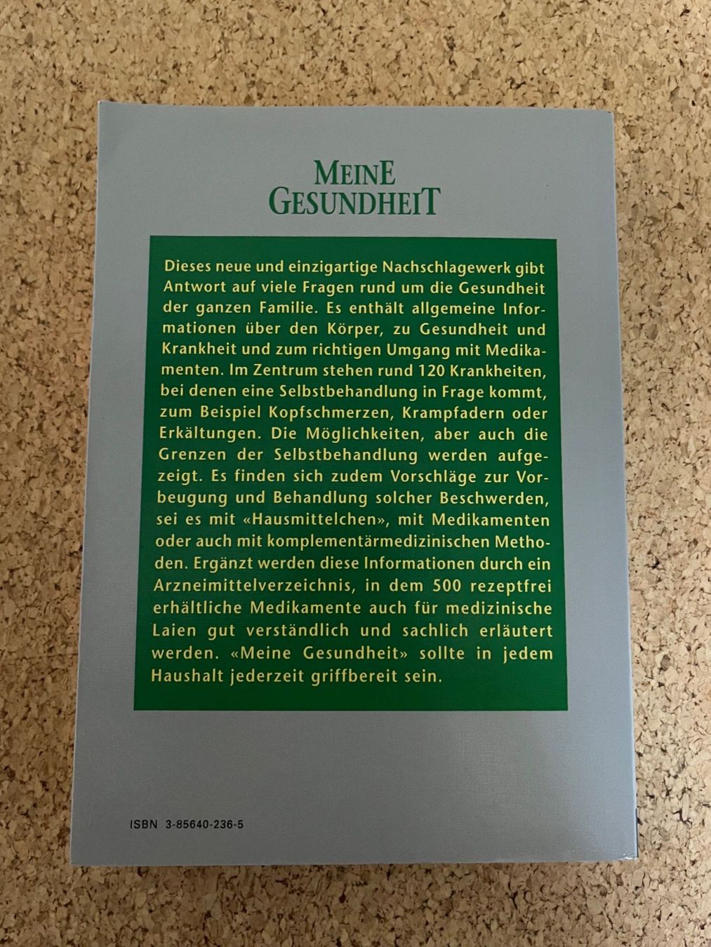 Libri: Dickes Buch Softcover "Meine Gesundheit", Documed – Usato da Grosswangen venduto da Vita500 1