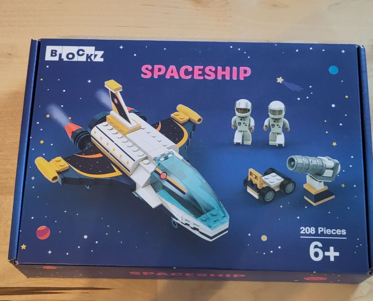 Kit di costruzioni: BLOCKZ Spaceship Bausteine 208 Teile 6+ – Nuovo e nell'imballaggio originale da Effretikon venduto da pemko