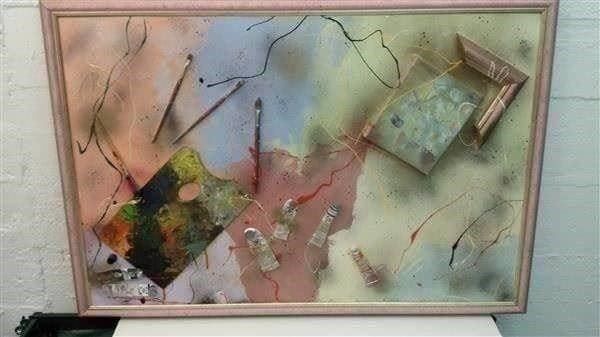 Gemälde: Rost "Das Atelier" Oelgemälde – Gebraucht aus Zürich von Galerie-Kunst