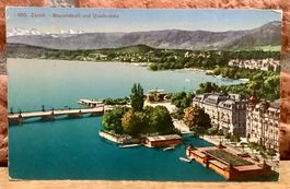 1923 - ZÜRICH - Baumschänzli & Quaibrücke