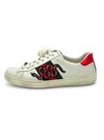 Gucci Ace Kingsnake Low Top Sneaker EU 41 Weiß