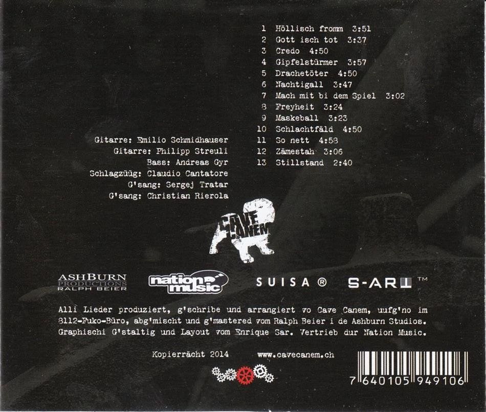 CD: Cave Canem - Alles Wird Guet / Suisa – Usato da Liestal venduto da Disc-Point 1