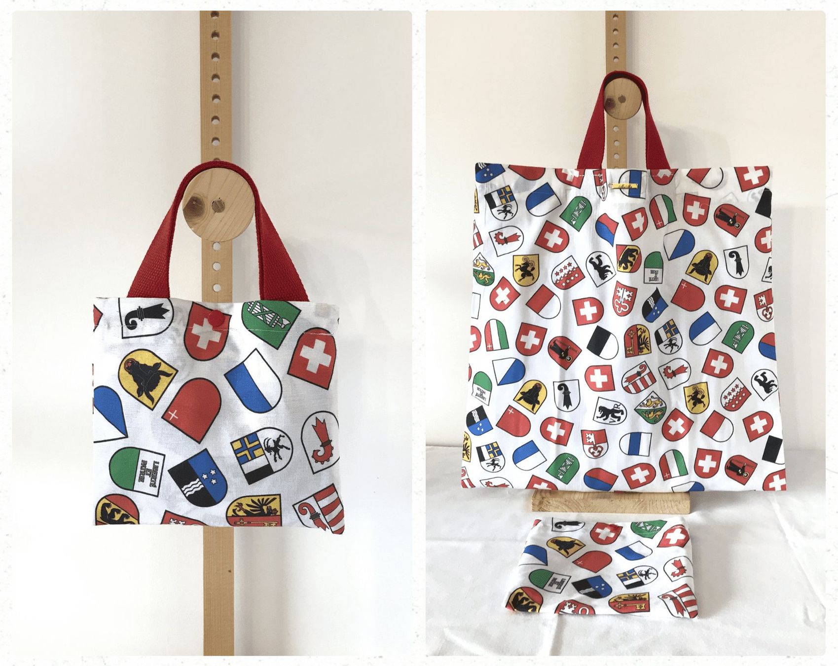 Taschen: Pocket Bag SUISSE – Neu (gemäss Beschreibung) aus Chiasso von MeMoHandmade