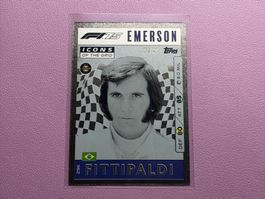 Emerson Fittipaldi #296 /49 - Topps 🇮🇳 F1 Turbo Attax 2025