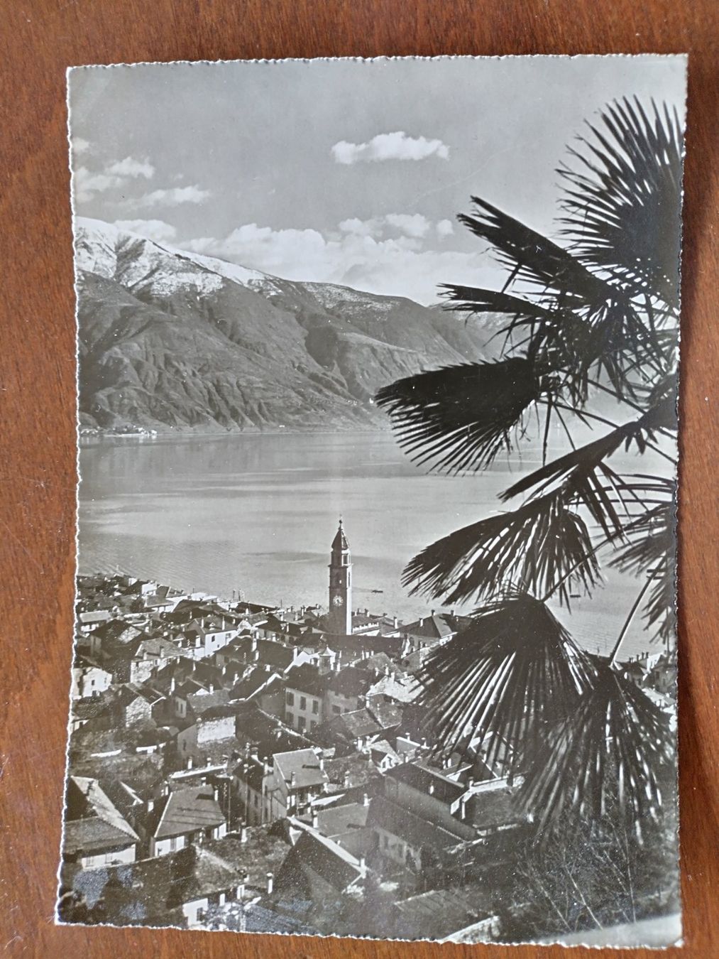 Cartoline postali: Ansichtskarte Ascona s/w 1952 – Usato da Wildhaus venduto da Hukwildhaus
