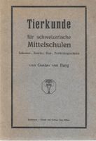 Tierkunde für schweizerische Mittelschulen 1918