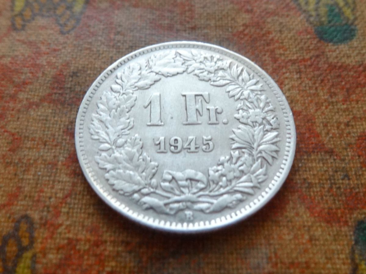 Tutti le monete: 1 Fr. 1945  (Y) – Usato da Romanel-sur-Lausanne venduto da Swift13