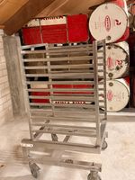 Edelstahl Backblechwagen / Blechwagen Top Zustand!