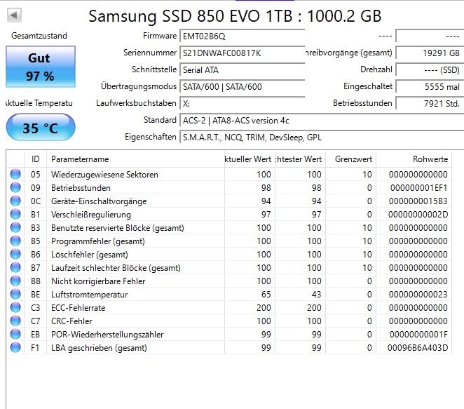 Samsung Dischi rigidi: Samsung 850 EVO 1TB SSD – Usato da Zürich venduto da Retro_Legends 3