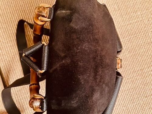 Gucci Zaini: Gucci Bamboo Rucksack schwarz – Usato da Zürich venduto da xxxts012 6