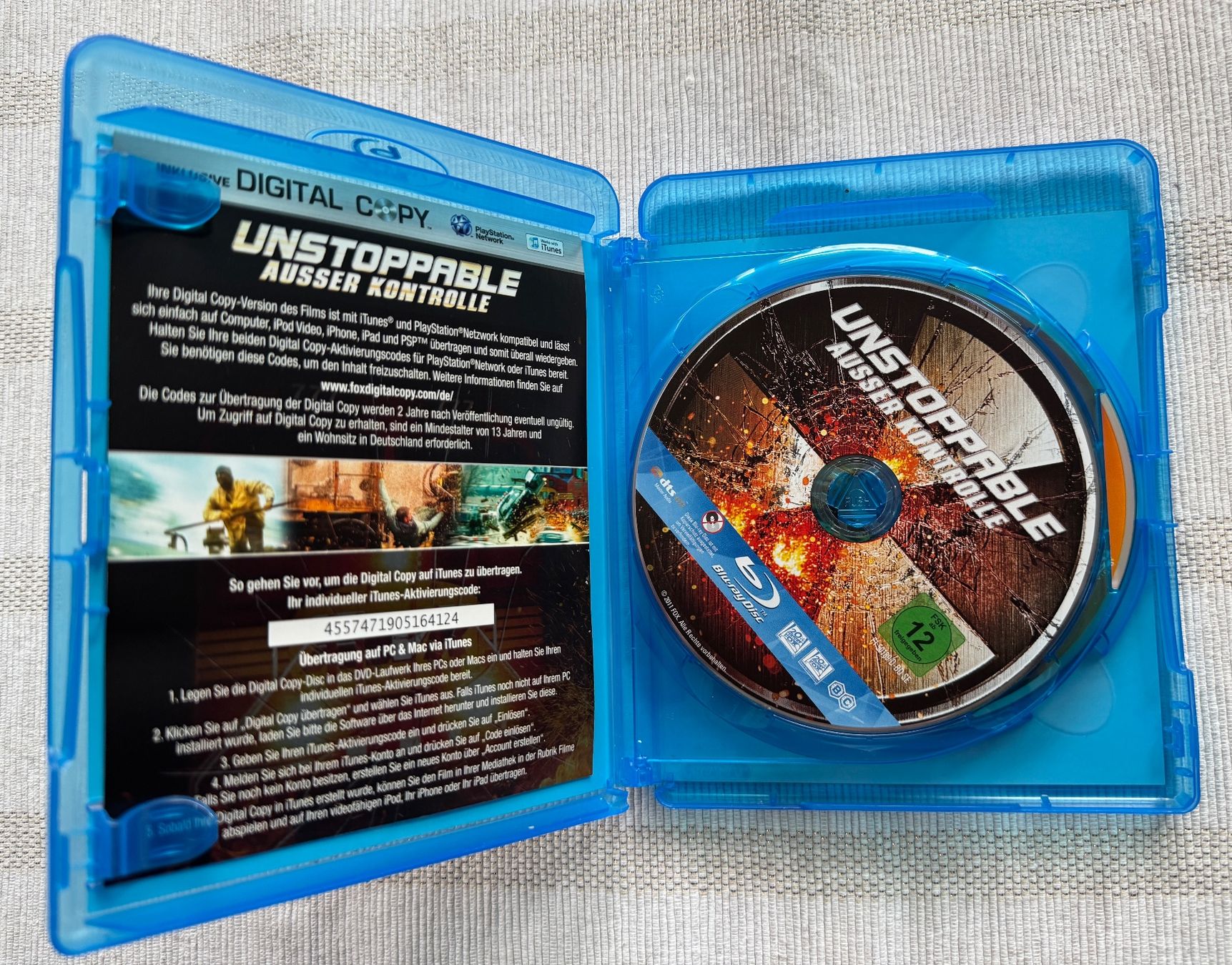 Tutti i DVDs: Unstoppable - Außer Kontrolle, Blu-ray 2 Disc +Bonusmaterial – Usato da Arbon venduto da drs64 2