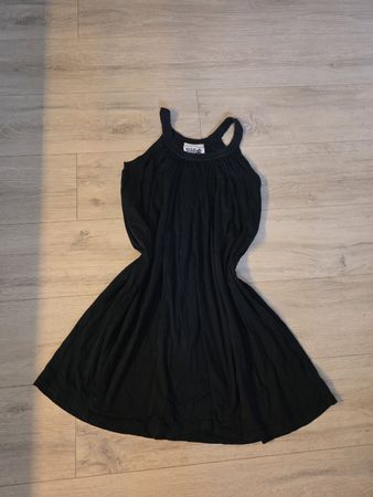 Schwarzes Sommerkleid Gr. S - Leicht und luftig!