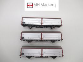 BRAWA 48950 Schiebewandwagen Set 3 Teilig Deutsche Bundesb.