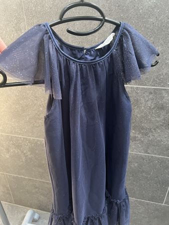 Robe pour fête 128 bleue marine