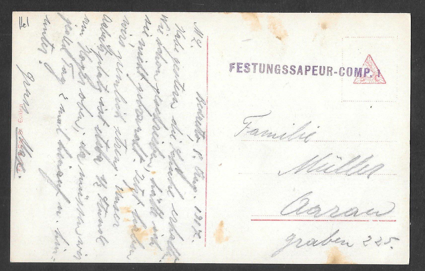 Ansichtskarten: San Gottardo e Monte Prosa Feldpoststempel – Gebraucht aus Olten von clotaldi 1
