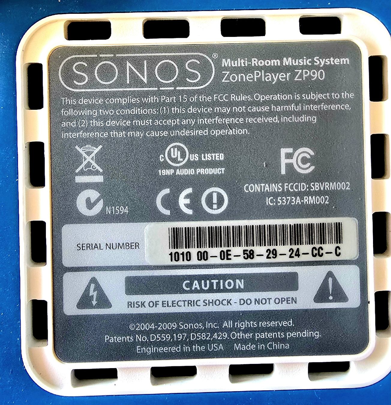 Sonos Lettore multimediale & Streamer: SONOS, ZonePlayer ZP90, ab SFR 1,- – Usato da Moosseedorf venduto da dkdk09 2