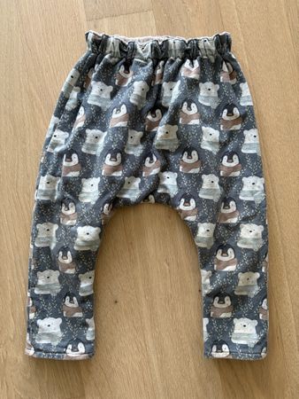 Pumphose selbst genäht wendbar, 92/98
