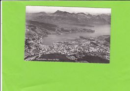 Flugaufnahme Luzern mit Rigi