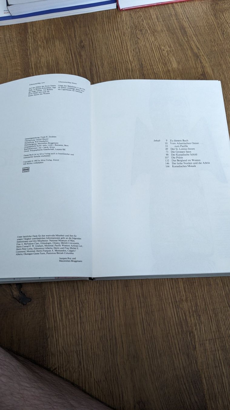 Libri: Kanada Bildband Silva Verlag 1982 – Usato da Würenlos venduto da Sandler 1