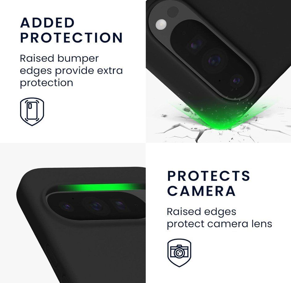 Google Cover & Protezioni schermo: Google Pixel 10 Pro Hülle Case black matt TPU dünn weich – Nuovo e nell'imballaggio originale da Rorschacherberg venduto da elektrofreak 2
