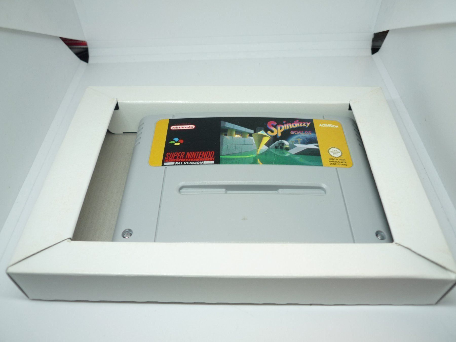 Nintendo Giochi: SPINDIZZY WORLDS OVP SNES Nintendo – Usato da Dietlikon venduto da NESFEVER 2