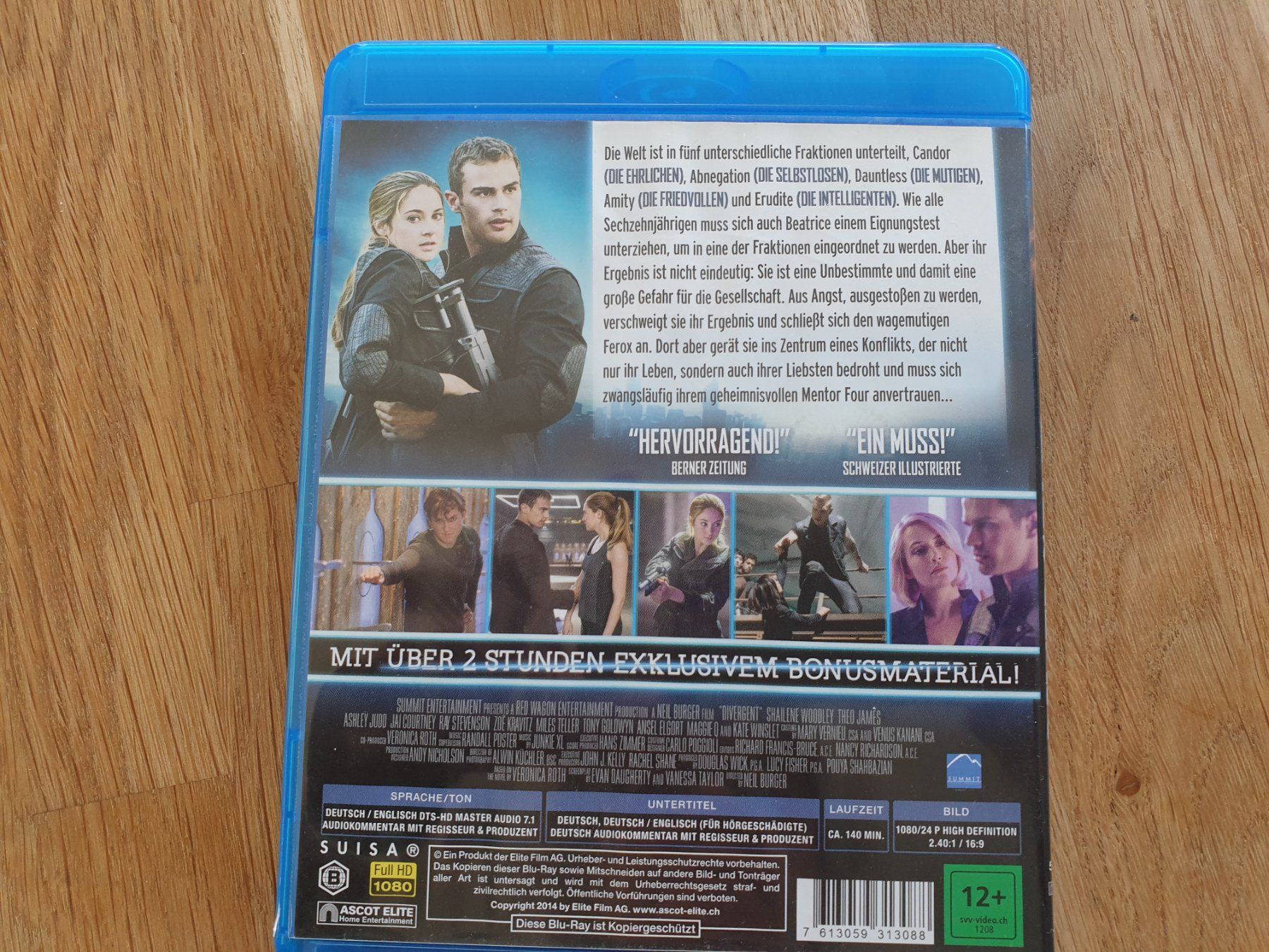 Tutti i DVDs: Divergent - die Bestimmung – Usato da Moosseedorf venduto da Feinbein 1