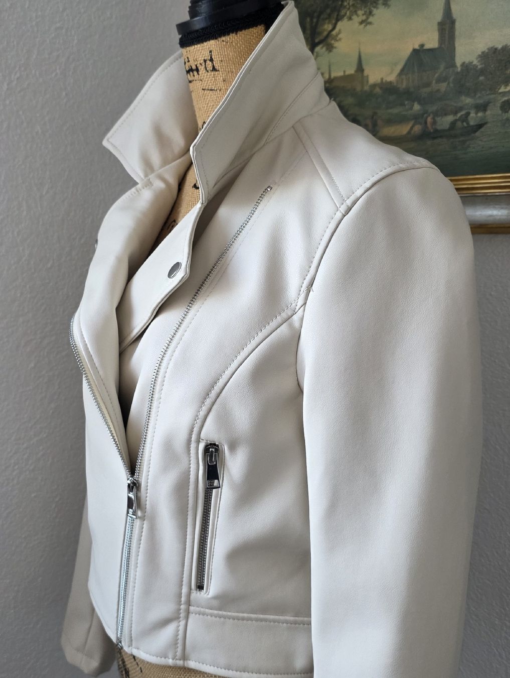 Giacche: Kunstlederjacke, Gr. M ,Neu – Nuovo (secondo la descrizione) da Rheinsulz venduto da Gilea 5