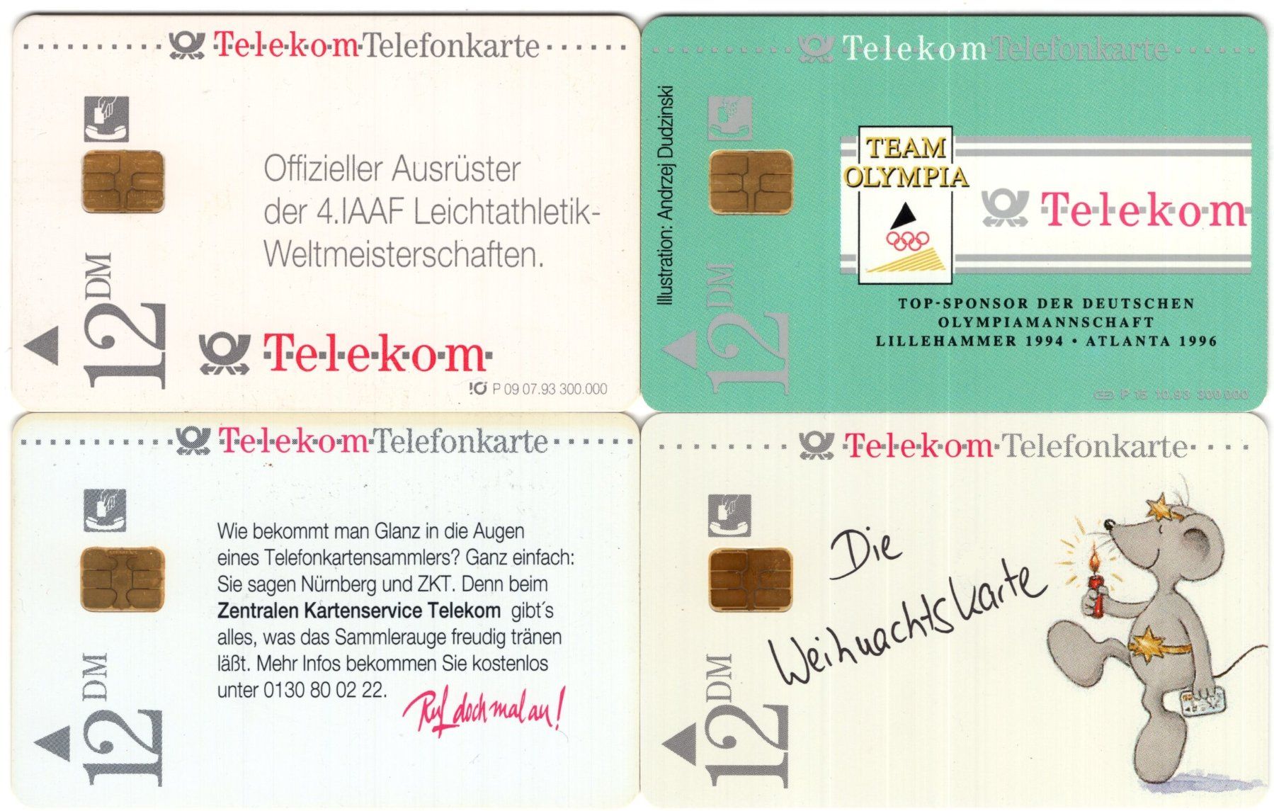 Telefon- & Taxkarten: 4 volle Deutsche Telefonkarten der P-Serie – Neu (gemäss Beschreibung) aus Eglisau von Chperfins 1