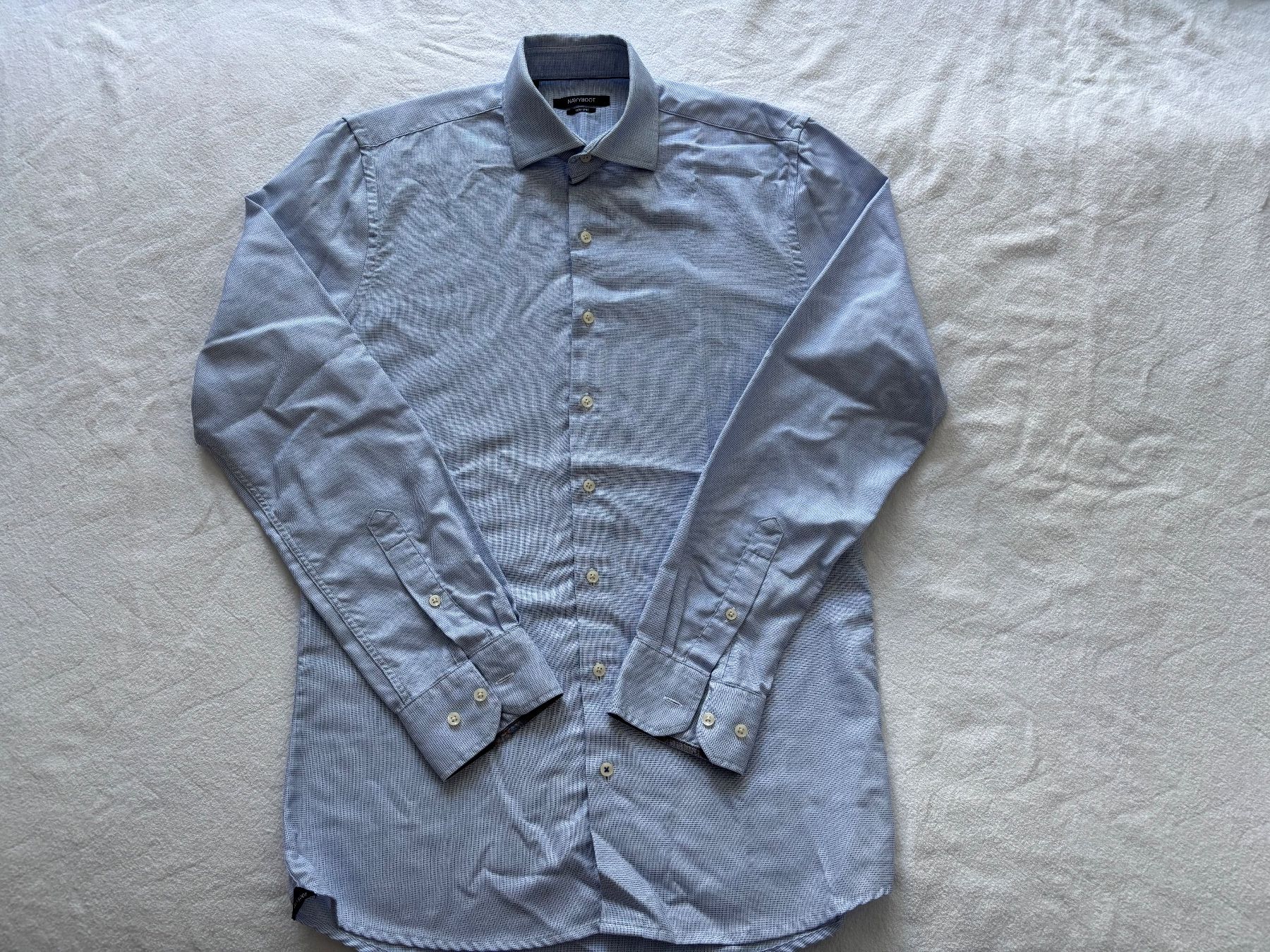 Navyboot Camicie: Herrenhemd hellblau Gr. 38 von Navyboot – Nuovo (secondo la descrizione) da Menzingen venduto da gispat 4