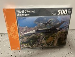F/A-18C Hornet über Lugano, 500 Teile - NEU & OVP!