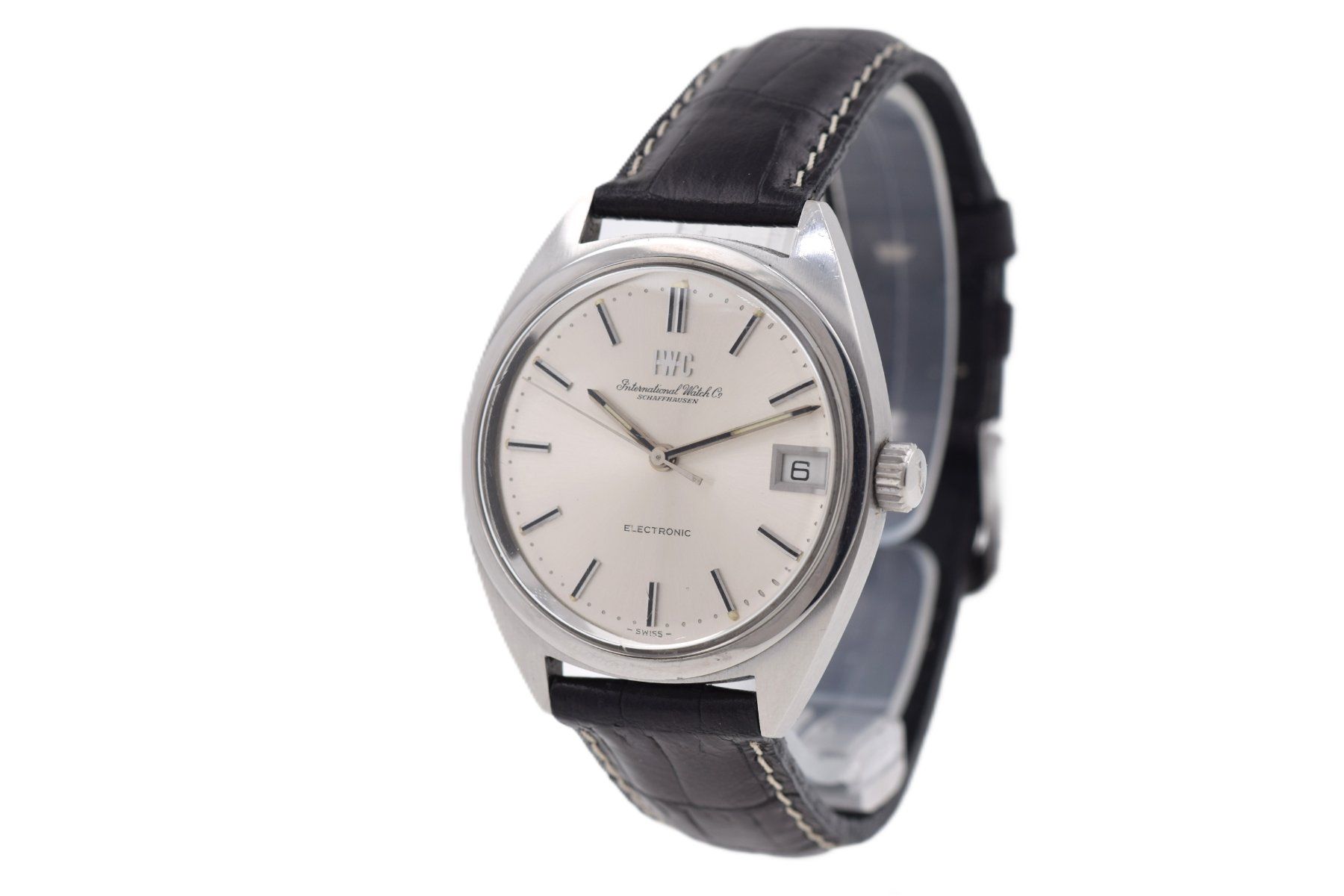 IWC Orologi: IWC Electronic Uhr mit Papieren von 1973 – Usato da Arni AG venduto da magnetKRAFT 1
