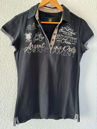 Schwarzes Damen Polo Shirt von SOCCX, Grösse M, Top Zustand